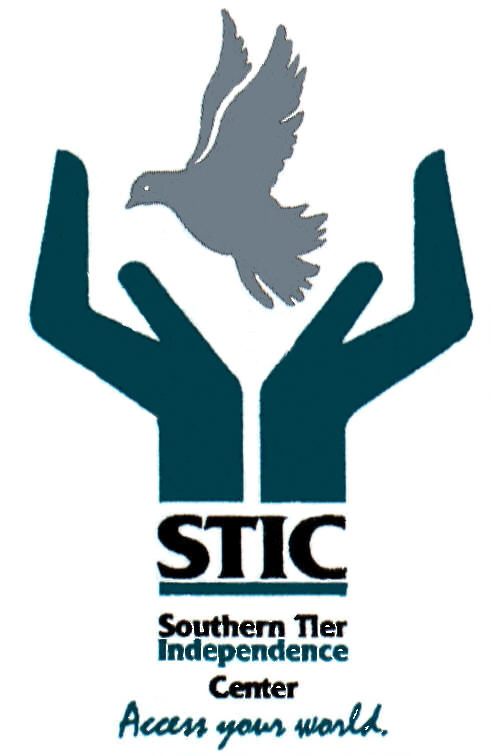 STIC logo; open hands releasing a bird in flight