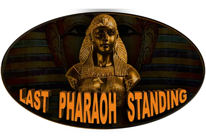 Image showing Cleopatra with the words "Last Pharaoh Standing" 