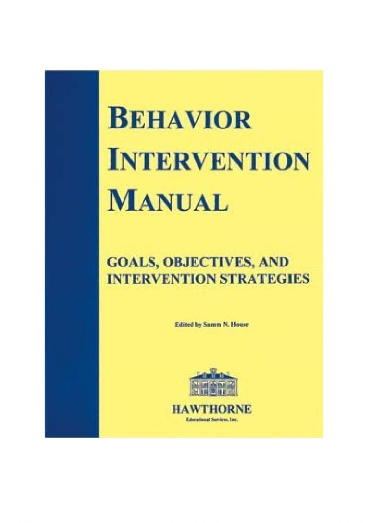 Behavior Intervention Manual 