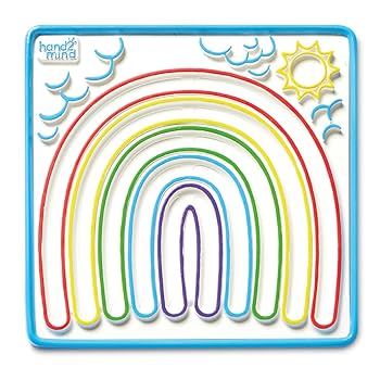 Hand2Mind Mindful Mazes Rainbow 