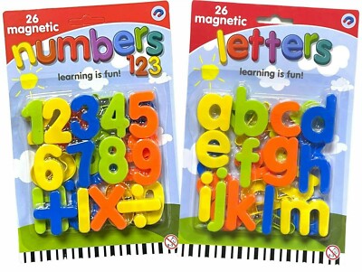Number and Letter Magnets 