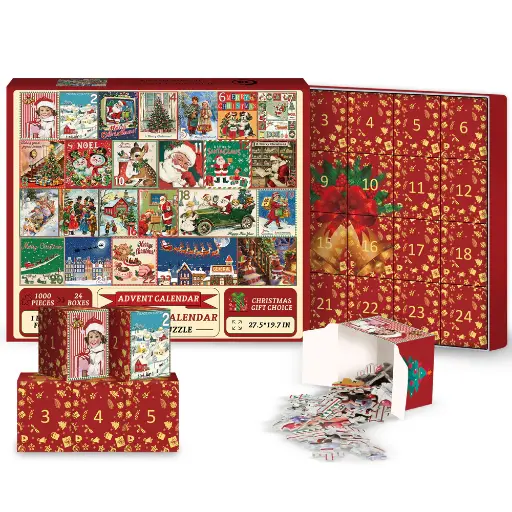 Advent Christmas Calendar Jigsaw Puzzle 